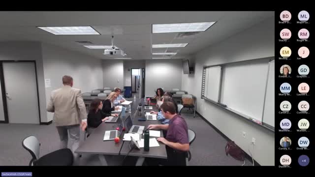 Evaluation Committee Reviews Proposals for Disaster Recovery Management Program