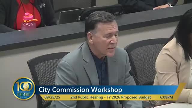 City Manager outlines budget strategies for upcoming fiscal year 2026