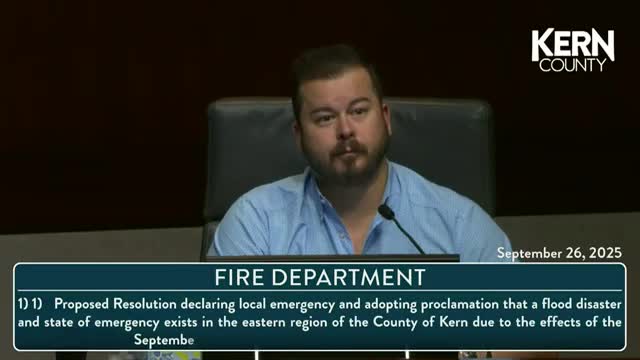 Kern County proclaims local emergency after storm floods eastern communities; supervisors authorize state aid request