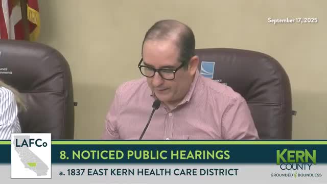 East Kern Healthcare District Proposes Annexation for Ridgecrest Regional Hospital Support