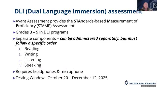 USBE Initiates STAMP Testing for Dual Language Immersion Students from October 20