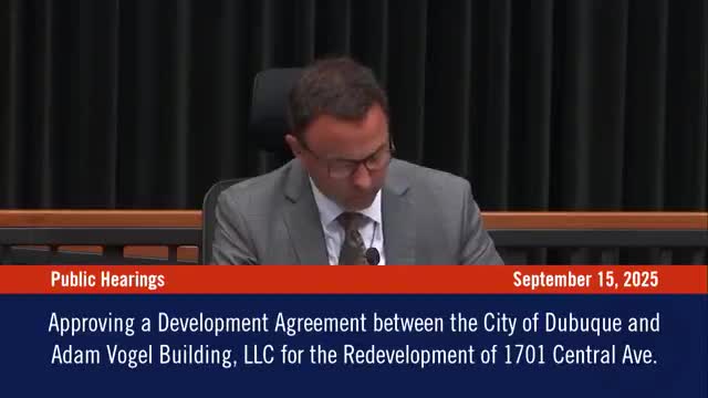 Council approves $1 million redevelopment agreement and TIF package for 1701 Central Avenue