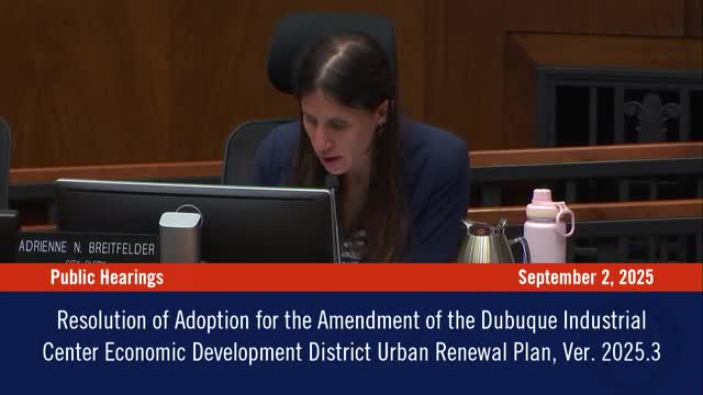 Council amends industrial-center urban-renewal plan to enable new tax-rebate projects