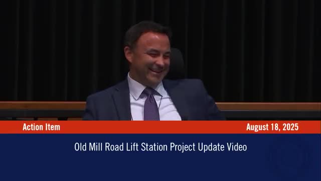 Old Mill Road lift station reaches foundation milestone as city previews 20‑ to 30‑year wastewater plan