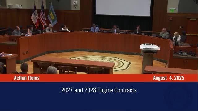 Council approves prepayment for two fire engines to avoid price increase, saving about $181,000