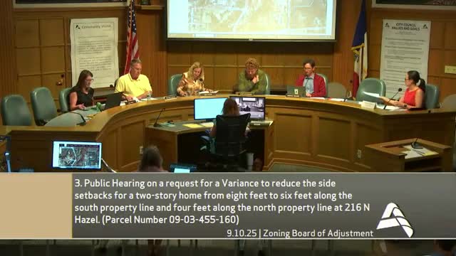 Ames ZBA approves exception allowing gravel beyond 50 feet for 2617 Oakwood Road driveway