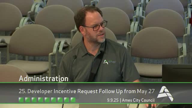 Ames council weighs up to $10 million in developer incentives to jump‑start housing
