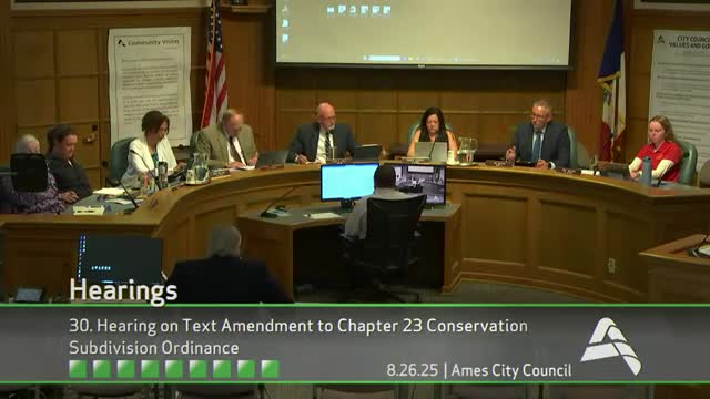 Council repeals and replaces conservation-subdivision ordinance after clerical error; motion to require new procedures fails