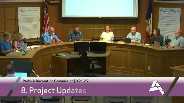 Staff reports progress on Fitch aquatic center, Ada Hayden path, splash pad and maintenance facility