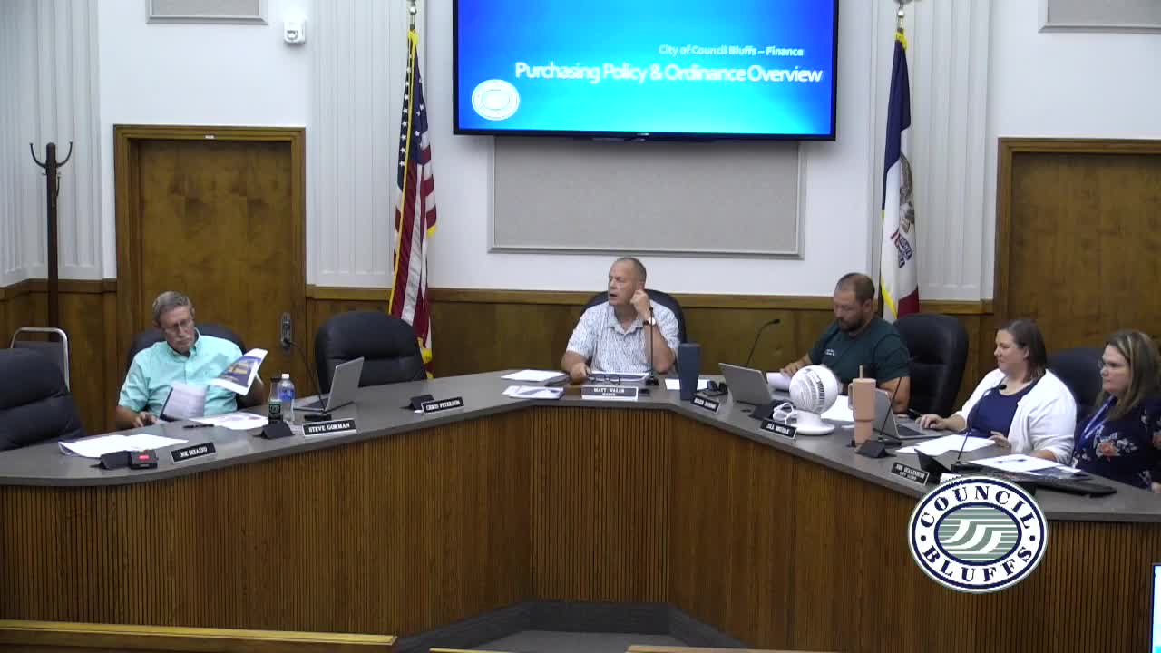 Council briefed on updated purchasing thresholds, electronic bidding and exception rules