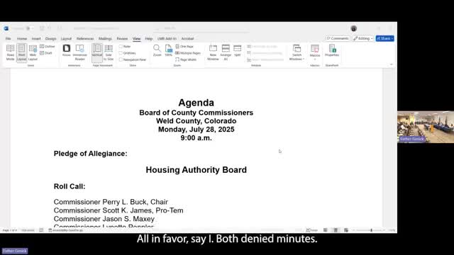 Weld County housing authority approves liability-insurance renewal, property and vehicle transfers