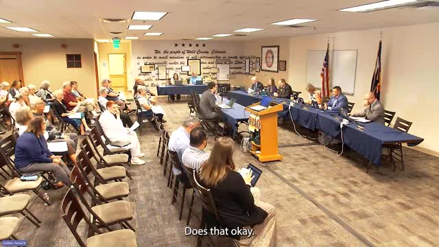 Weld County holds public hearing on commissioner-district maps; hearing continued, commissioners schedule another virtual session