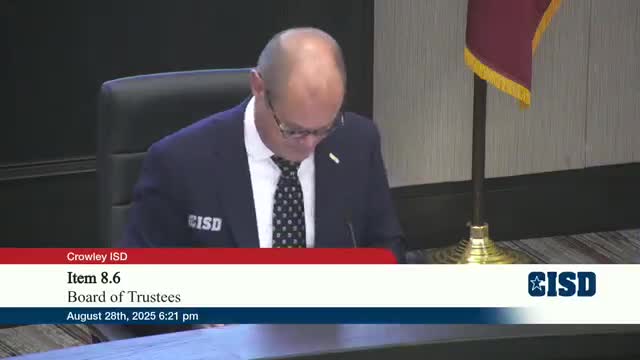 Board appoints Gary Gracia as TASB delegate and Trustee Watkins as alternate