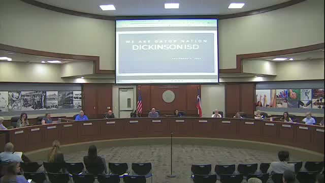 Dickinson ISD board accepts efficiency audit ahead of voter‑approved tax rate election