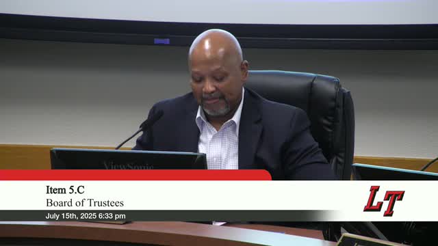 Lake Travis ISD presents proposed 2025–26 budget with $4.2M deficit; board schedules public hearing