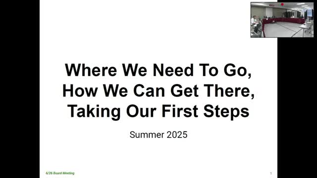 District 86 board directs superintendent to identify consultants to shape "North Star"; board members volunteer to help