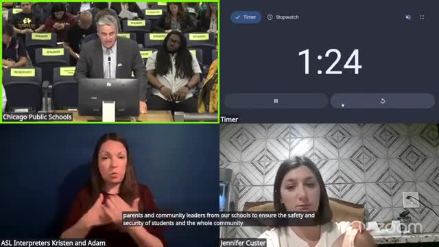 Parents, community groups and officials urge board to keep Safe Passage funding; board hears letters and petitions