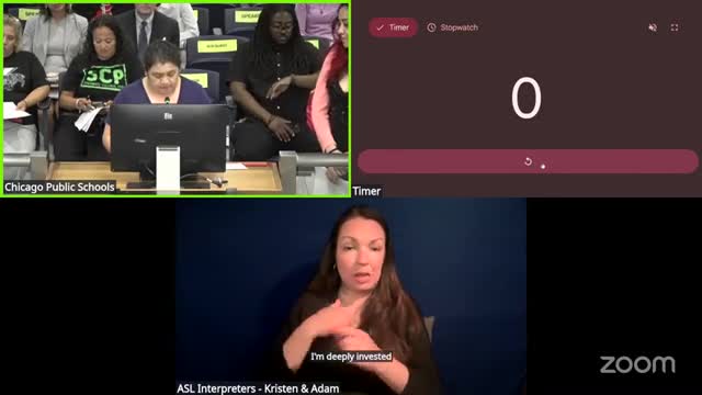 Parents and LSC members press CPS to resolve Inter American principal investigation and consider removal