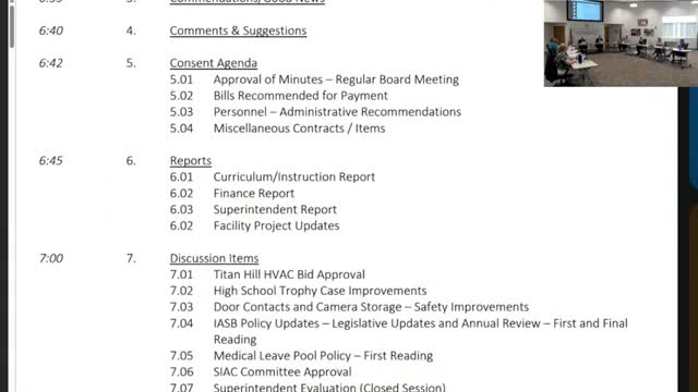 Lewis Central outlines Danielson framework rollout, August staff PD and Perform (PowerSchool) for evaluations