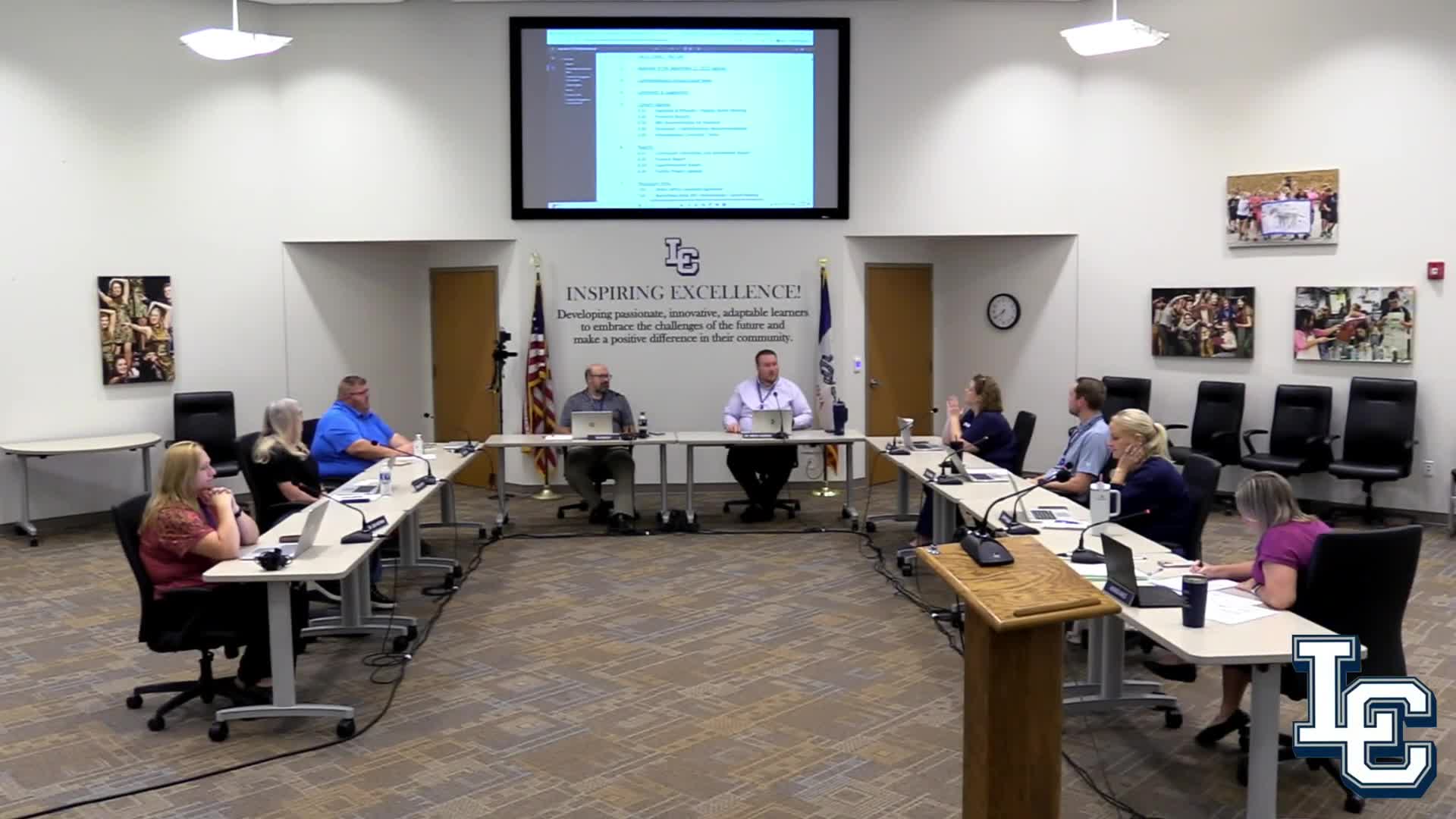 District Leadership Team Establishes Priorities for Literacy and Student Safety