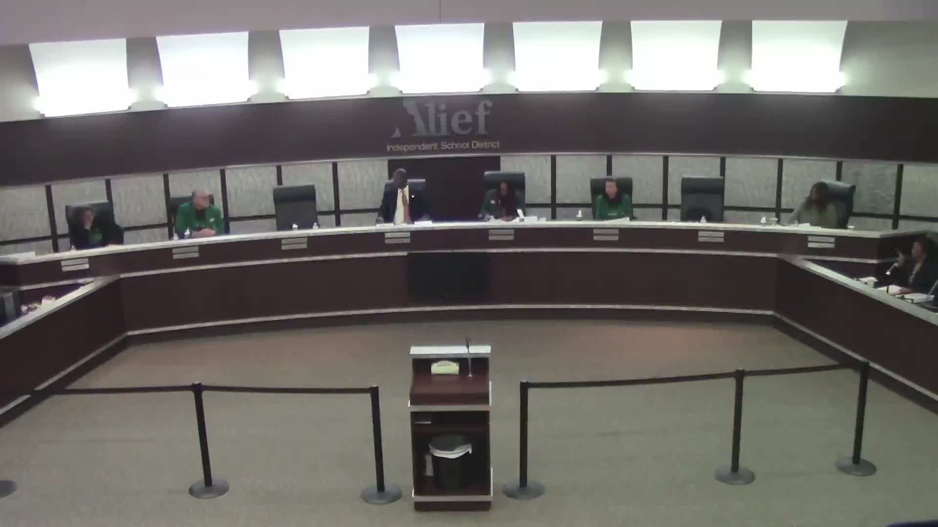 Alief ISD board adopts 2025–26 superintendent evaluation timeline and performance-pay metrics