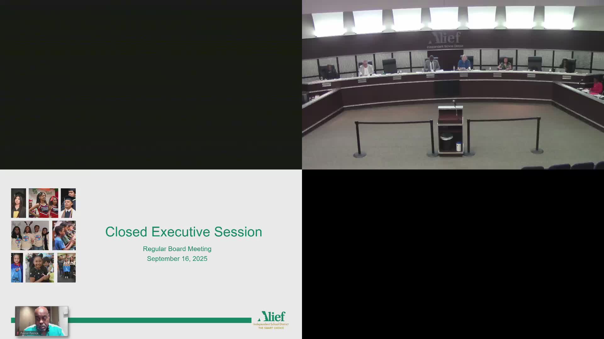 Board adjourns to closed session to discuss personnel and grievances