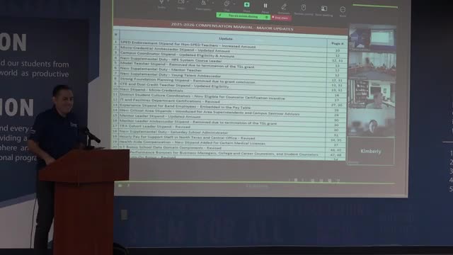 District approves updated compensation manual with new stipends, certification incentives