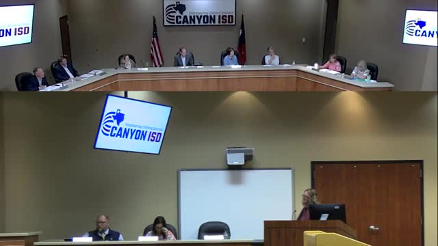 Canyon ISD trustees honor superintendent's request to decline a salary raise; approve $2,500 annual retirement contribution instead