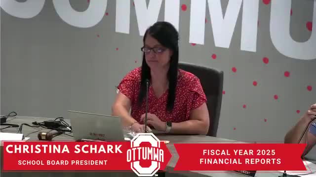 Board accepts FY2025 financial reports; approves spending authority for $512,000 special-education deficit