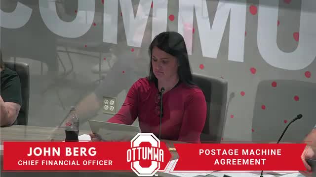 Board approves purchase of district postage machine, saving $3,500 over five years