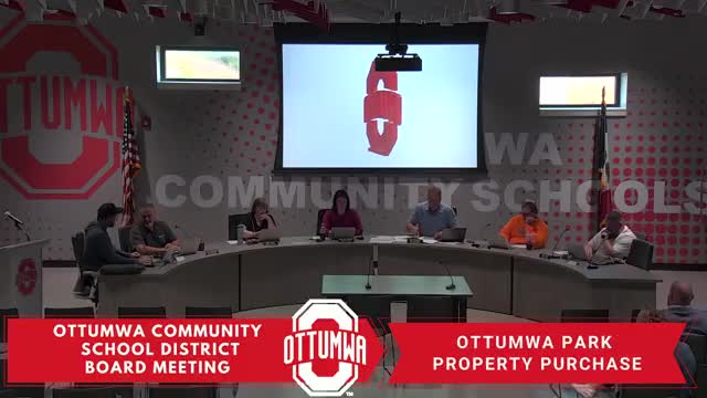 Board approves purchase agreement step for Ottumwa Park land for baseball/softball complex