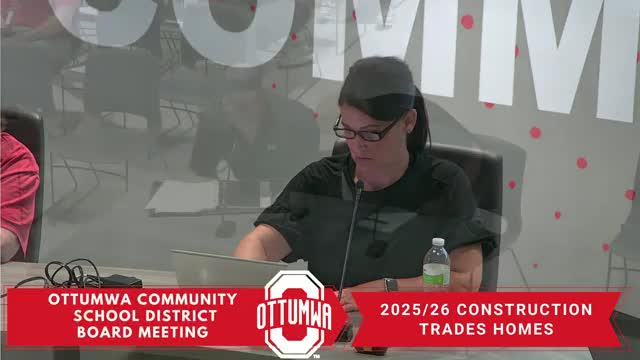 District awards vendors for 2025–26 construction trades student home at 114 J Street