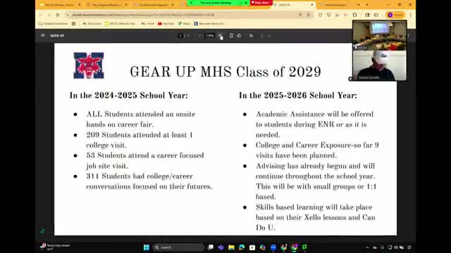 GEAR UP officials, students describe college visits, advising and planned site trips for class of 2029