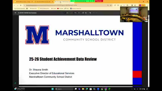 Marshalltown reports small gains on statewide tests; consultant links absenteeism to lower GPA