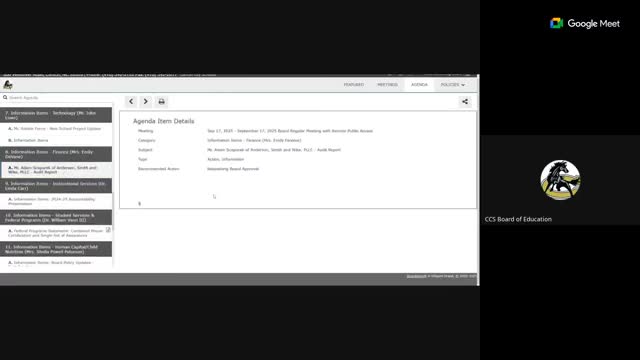 Audit shows Clinton City Schools with multi‑million fund balance; child‑nutrition program using cash reserves