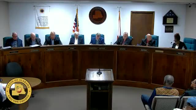 Chilton County rescinds prior resolution to sell Canyon Road property and orders engineer to investigate Canyon Road 307 closure