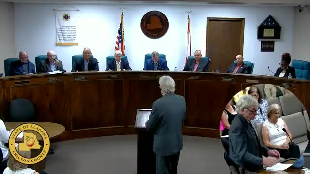 Resident asks Chilton County to back four‑bed sober‑living house with opioid funds