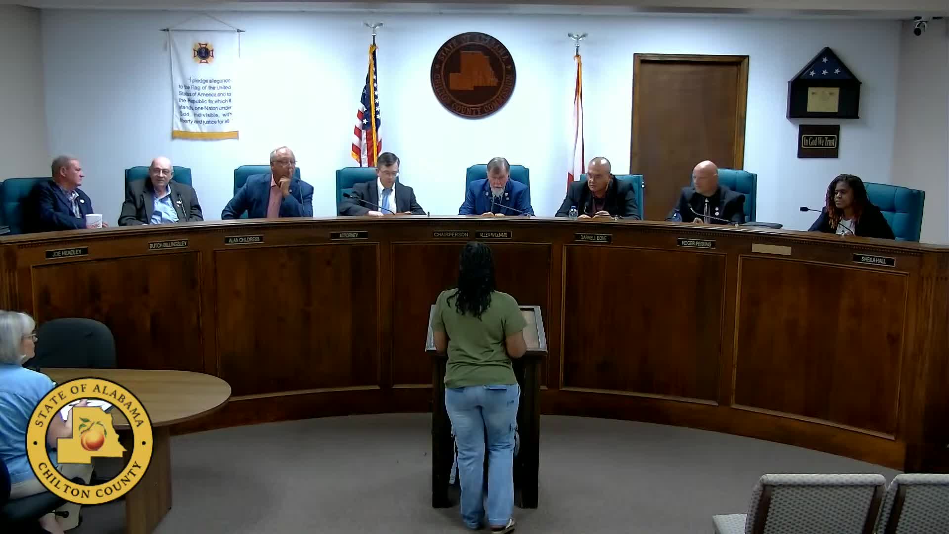 Commissioners unanimously accept appellant’s withdrawal of appeal