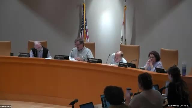 Corte Madera planning commission keeps 7 p.m. start time; staff outlines building‑code and ADU outreach plans