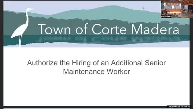 Corte Madera council approves extra maintenance hire as sewer master plan flags higher-risk pipes