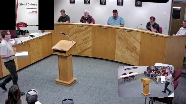 Finance director outlines FY25–26 budget; council approves budget report