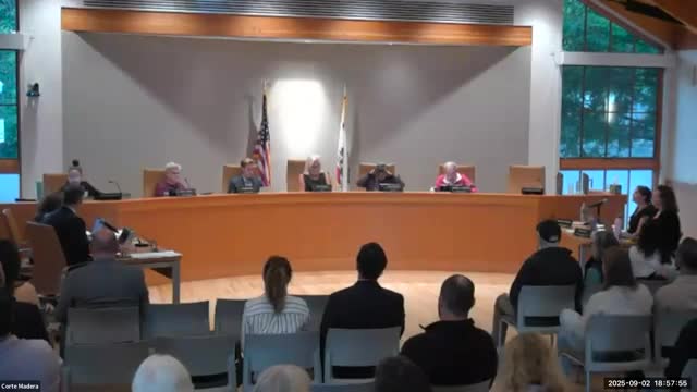 Corte Madera council adopts resolution denying second‑driveway variance at 800 Corte Madera Avenue