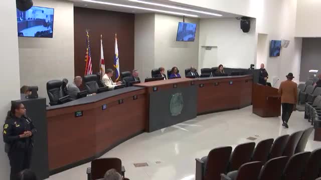 Residents urge greater hurricane preparedness and budget cuts; one proposes naming downtown art pocket for Thomas Chapman