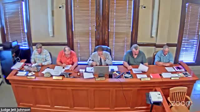 Commissioners report road work, solar farm discussions; judge updates EMS mutual-aid response