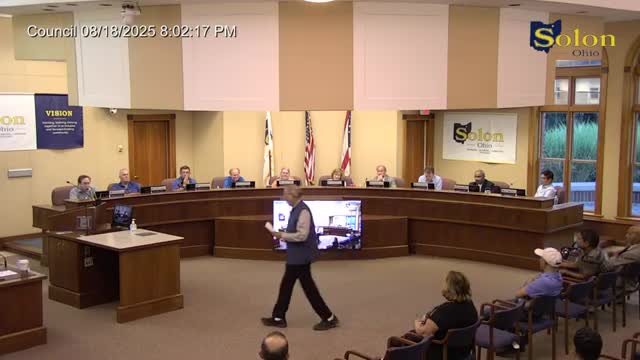 Residents ask Solon council for speed bump at Cromwell Drive crossing after vehicle struck yard; safety committee to review