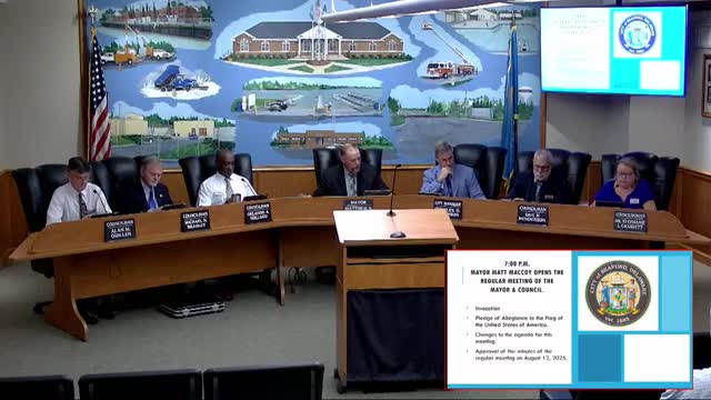 Seaford council approves code changes to permit retail adult‑use marijuana sales