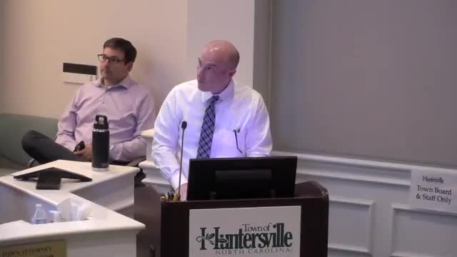 Huntersville staff propose speed hump on Maple Branch Drive after traffic study; neighbors ask for more enforcement and devices