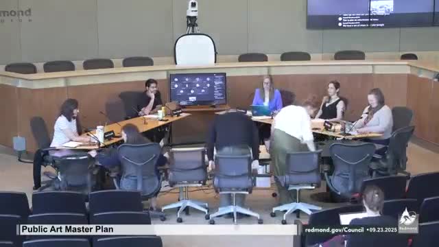 Public art master plan update underway; draft expected December 2025, public review January 2026