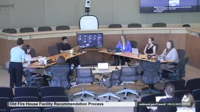 Stakeholder group to recommend renovate-or-investigate-rebuild for Old Firehouse teen center; council debate over scope and selection