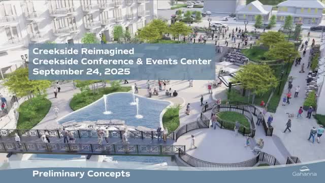 Gahanna Mayor Discusses Creekside revitalization with Pod Design and Community Stakeholders